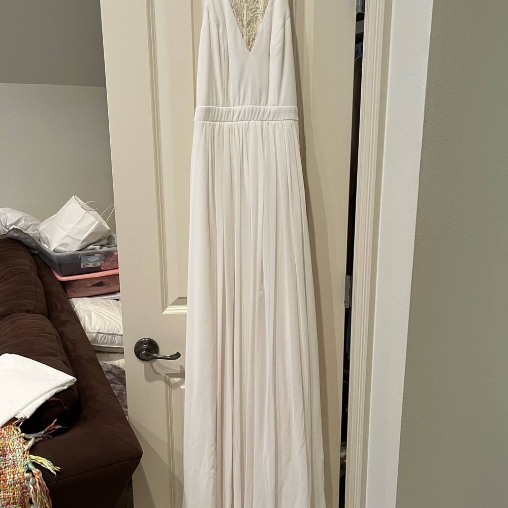 Elegant White Maxi Dress